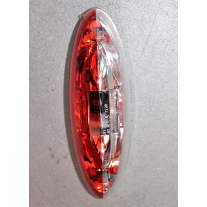 SPL 2010 / 12-24V DOUBLE-SIDED SIDE CLEARANCE LIGHT WITH GRAY BASE