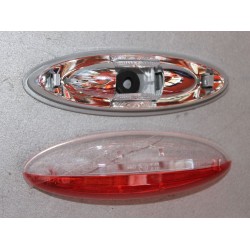 SPL 2010 / 12-24V DOUBLE-SIDED SIDE CLEARANCE LIGHT WITH GRAY BASE