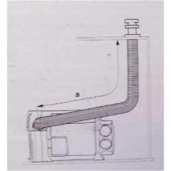 Cheminée de toit pour poêles à gaz COMBI