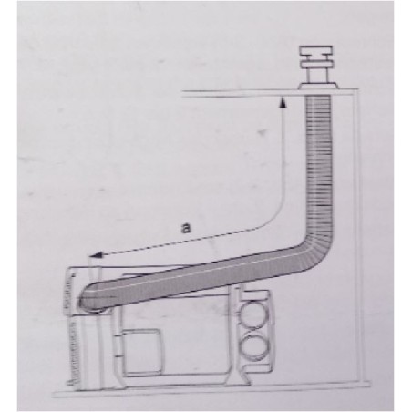 Chimenea de techo para estufas a gas COMBI