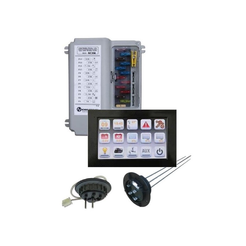 NE273 - COMPLETE SYSTEM FOR STANDARD MOTORHOME - NORDELETTRONICA