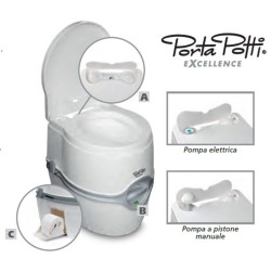 Bodenbefestigungsset für Porta Potti Qube 365 Thetford (Hold Down Kit)