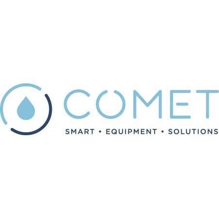 Mezclador automático COMET, blanco/gris, orificio de 27 mm, conexiones PG