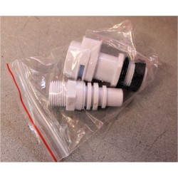 East water connection kit with hand shower - quick connection and hose 2,5 mt 3/8 - 1/2