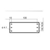 Modulo strip 12 LED caldo/freddo 120x40 mm