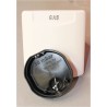 GOK Gray gas outlet with tilting dark gray cover