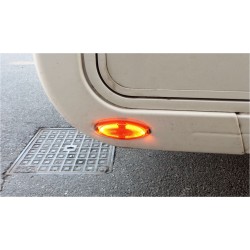 SIDE MARKER LED 12V GUIDA LUCE AMBRA