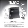 TELECO WLT24EX 4G Router with wifi bridge and 12 Vdc cigarette lighter cord