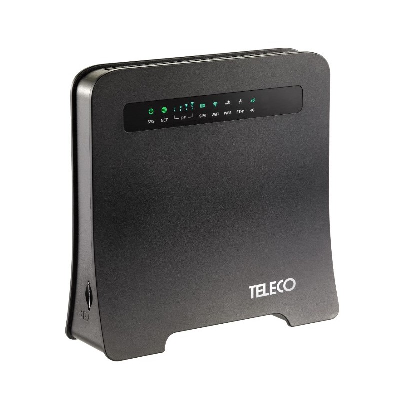 TELECO WLT24EX 4G Router with wifi bridge and 12 Vdc cigarette lighter cord