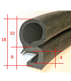 5 mt Rubber Profile Door PARAPRESS