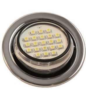 21led 1.4W 69x30 orientab chromed spotlight