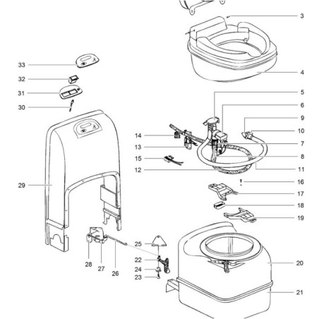 MAGNETVENTIL für SC3/C200/C250/C260/C400 Thetford – 23709