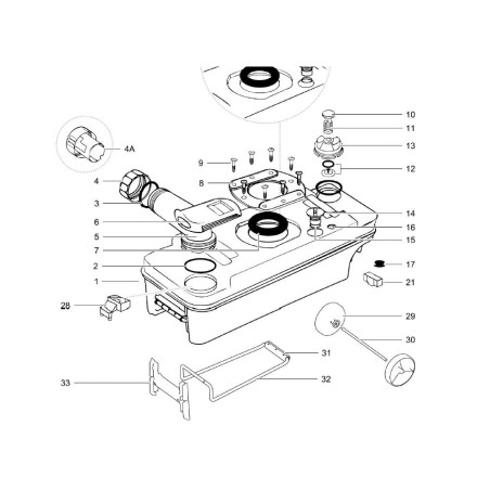 C2-3-4 Vanne à flotteur cassette THETFORD