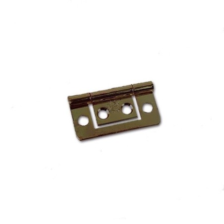 4-piece set Bronzed metal flat hinge 38x20 mm