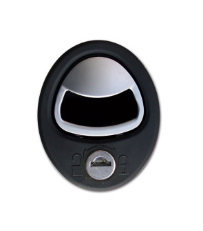 Serrure complète 1208 MAGIC FAP noire avec cylindre et clés