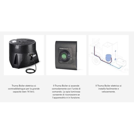 Caldera eléctrica TRUMA 220V/850W 14L - 71201-20