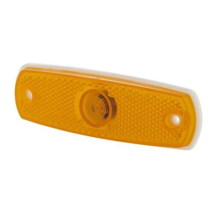HELLA - Luz de posición lateral empotrable horizontal - vertical naranja