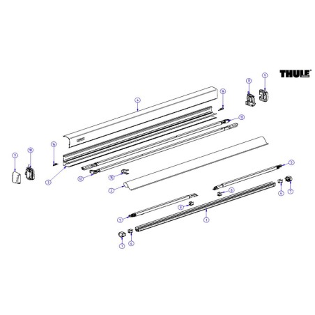 COPPIA GUSCI DX+SX THULE 3200 NERI - 1500603518