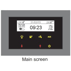 1463.319.02- 01 Bedienfeld NE319-F Nordelettronica