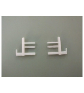 RAKE PAIR OF WHITE HOOKS -...