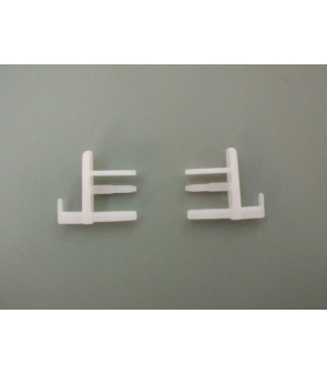 RAKE PAIR OF WHITE HOOKS - 446000150/2