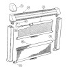 DOMETIC RASTROLLO 2000 - 3000 PAIR OF WHITE HOOKS - 4460001492-3