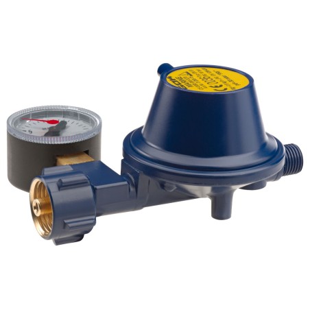 Regolatore gas GOK MARINE 0128007 - 0,8 kgh U form 30 mbar con manometro