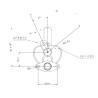 RIS245 temperature spare cock