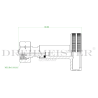 DREHMEISTER Adapter DISH Direktbefüllung Zylinder W21.8 SX