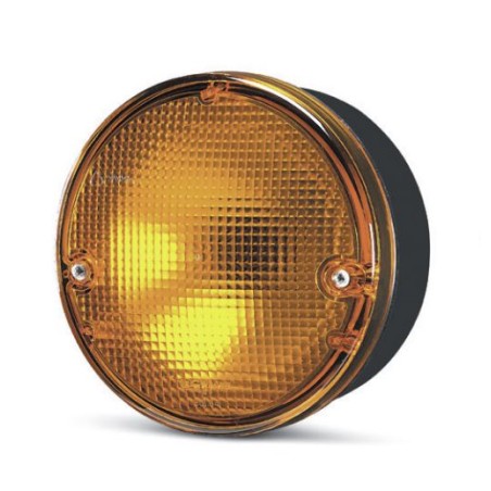 Luz Ø 140x85 naranja - ind.dir.