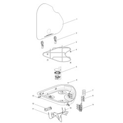 Clip di Supporto Griglia THETFORD SHB330 Piano cottura (set di 4) - SSPA0041