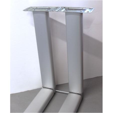 STAR 2 - GAMBA doppia pieghevola piede a T LIPPERT 60x32 mm H720