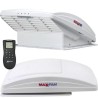 MAXXFAN Deluxe white ventilated roof window with remote control