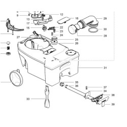 Kit de poignée télescopique pour C250/C260 Thetford - 50728