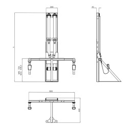 CTA DOPPELTE RIEMENANKERSTRUKTUR – FM-M1 – H.1116,50MM – 9SC0106060V01