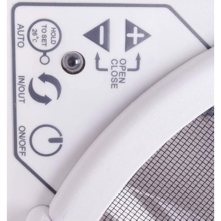 Porthole / Ventilation system 12 V Airxcel Maxxfan Deluxe Electric opening with remote control 40 x 40 cm TRANSPARENT