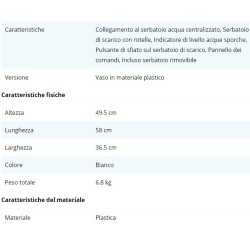 Toilette A Cassetta C223-S THETFORD (DOOR 3 NON INCLUSO) - 200867SP