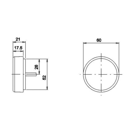 PRL60 – LED-Frontpositionslicht – 12 V – JOKON