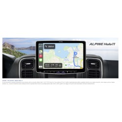 ALPINE ILX-F115D Media Receiver XXL da 11 Pollici con Chassis da 1 DIN, con sintonizzatore DAB+, Apple CarPlay & Android Auto