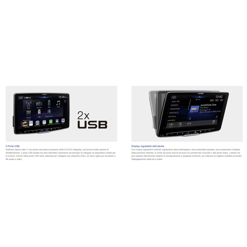 ALPINE ILX-F115D Media Receiver XXL da 11...