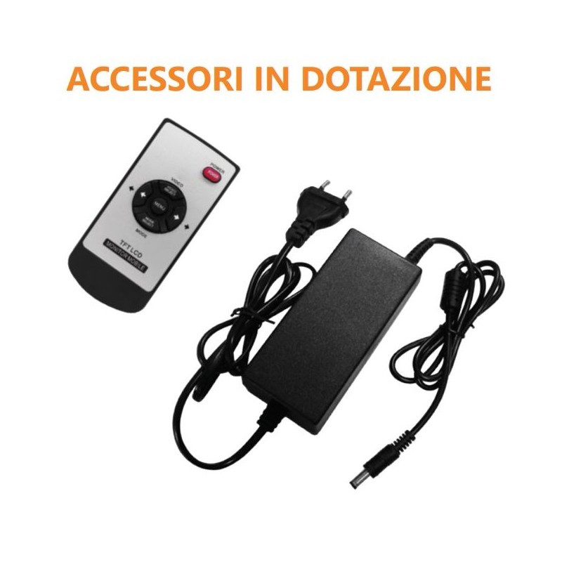 ALCAPOWER 12-Zoll-TFT-Farb-LCD-Monitor