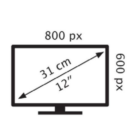 ALCAPOWER 12-Zoll-TFT-Farb-LCD-Monitor