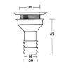 BAD-Abfluss 30 mm gerade PG 20 mm komplett