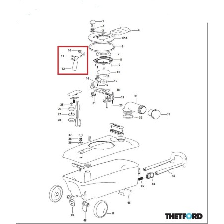 Galleggiante per SC400 Thetford - 32304