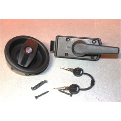 Universal lock for ZADI black doors w / man SX w / chv and cylinder