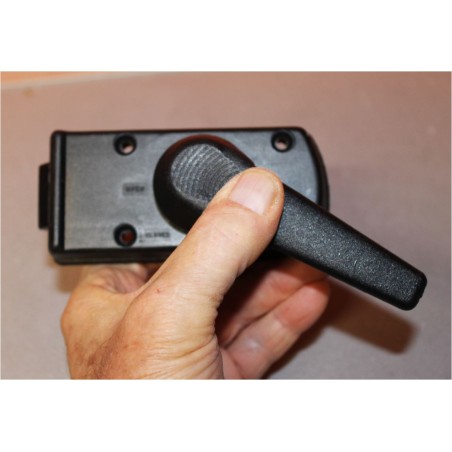 Serrure universelle pour portes noires ZADI avec man SX avec chv et cylindre