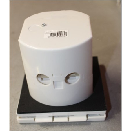 Prise externe CEE 230V 105x105 fixe encastré blanc