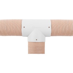 TRUMA T-connection for hot air outlets pipe Ø 65 mm agate 40152-01