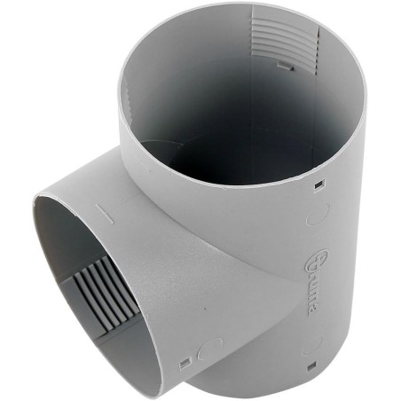TRUMA Raccord en T pour tuyau de sortie d'air chaud Ø 65 mm agate 40152-01