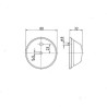 Fanale anteriore di posizione PL192 Ø80x32 JOKON